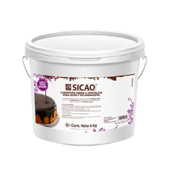 Cobertura Baño Sabor Chocolate Sicao x 4 kg