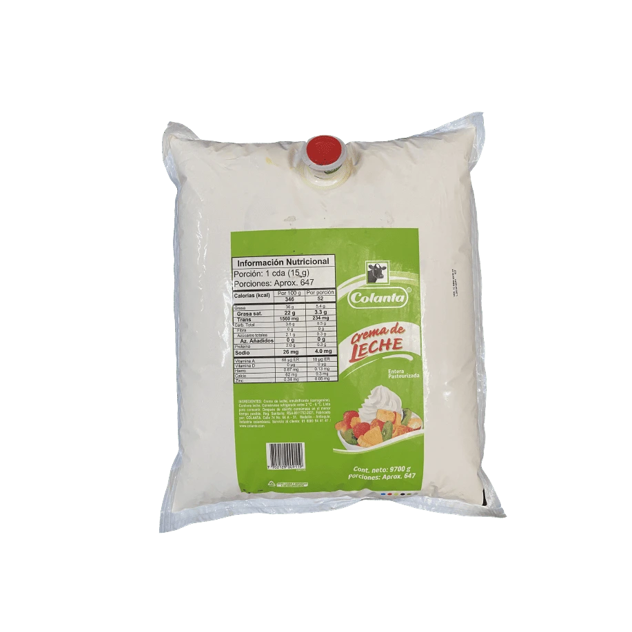 Crema de Leche Colanta X 9.700 g